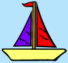 Dibujo Barco velero pintado por ilusiones