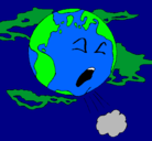 Dibujo Tierra enferma pintado por kathitha