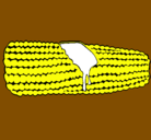 Dibujo Mazorca de maíz pintado por Tigrin