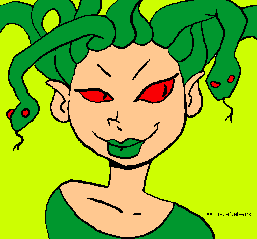 Mujer medusa