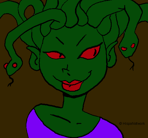 Mujer medusa