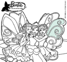 Dibujo Barbie y sus amigas en hadas pintado por JessicaDueAgua
