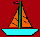 Dibujo Barco velero pintado por marianacabraca 