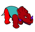 Dibujo Triceratops II pintado por cgaboo