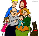 Dibujo Familia pintado por rapunzel