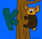 Dibujo Koala pintado por futriol