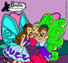 Dibujo Barbie y sus amigas en hadas pintado por lourdesyandrea
