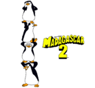 Dibujo Madagascar 2 Pingüinos pintado por vccvggfvhbnv