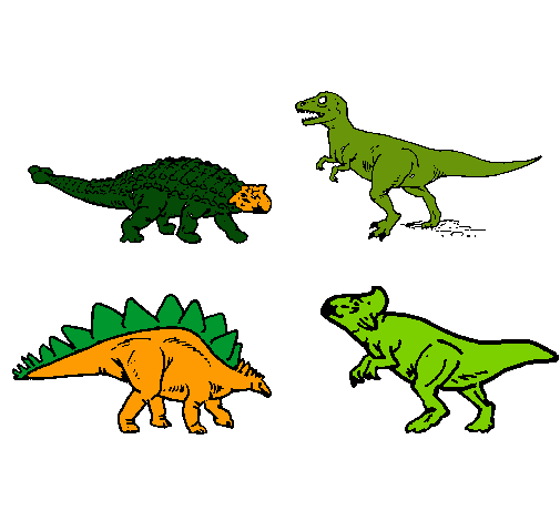 Dibujo Dinosaurios de tierra pintado por noematilla