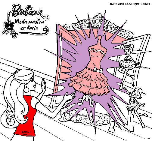 El vestido mágico de Barbie