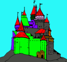 Dibujo Castillo medieval pintado por gerardito