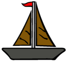 Dibujo Barco velero pintado por nachosqui1