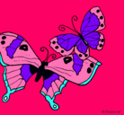 Dibujo Mariposas pintado por prinsess_dark