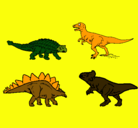Dibujo Dinosaurios de tierra pintado por alexavier