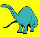 Dibujo Braquiosaurio II pintado por alisson