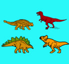 Dibujo Dinosaurios de tierra pintado por TAVI