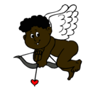 Dibujo Cupido pintado por hackblack
