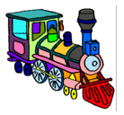 Dibujo Tren pintado por martik