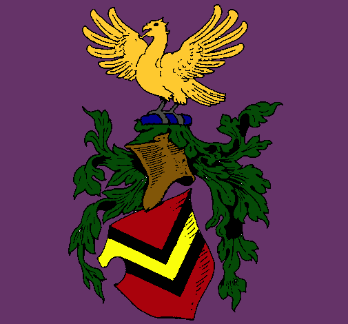 Escudo de armas y aguila 