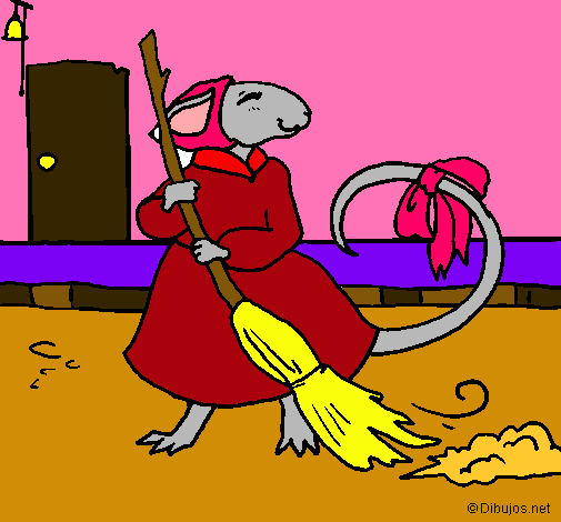 Dibujo La ratita presumida 8 pintado por Raquelsanandes
