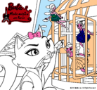 Dibujo La gata de Barbie descubre a las hadas pintado por kgjilgh