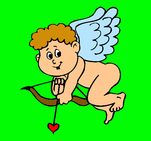 Dibujo Cupido pintado por Natii