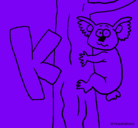 Dibujo Koala pintado por antonital
