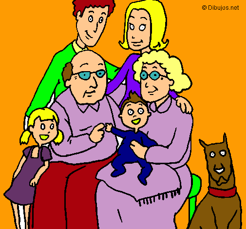 Dibujo Familia pintado por abruma27