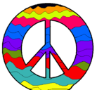 Dibujo Símbolo de la paz pintado por erzs