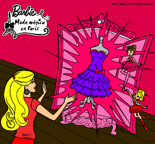 El vestido mágico de Barbie