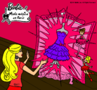 Dibujo El vestido mágico de Barbie pintado por andreaooo