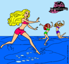 Dibujo Barbie de regreso a la playa pintado por Andrea_Yo