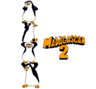 Dibujo Madagascar 2 Pingüinos pintado por javosaurio