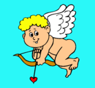 Dibujo Cupido pintado por malocoton