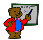 Dibujo Profesor oso pintado por joseth