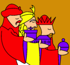 Dibujo Los Reyes Magos 3 pintado por bgdyutfbctrb