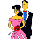 Dibujo Marido y mujer II pintado por amelia