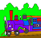 Dibujo Locomotora pintado por hjgfdsa