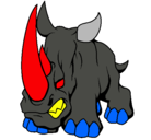 Dibujo Rinoceronte II pintado por BrendaB