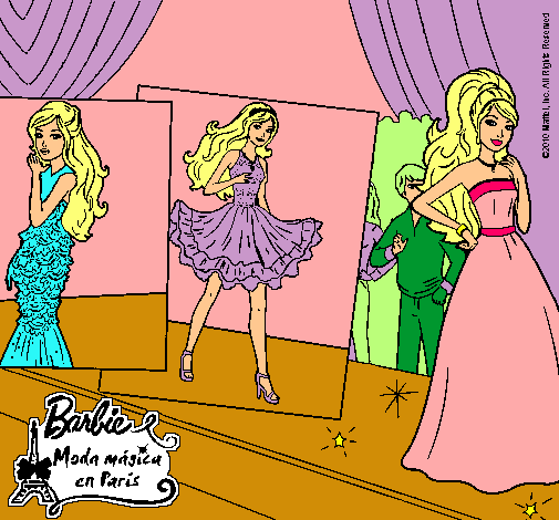 Barbie, desfilando por la pasarela