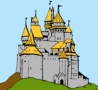 Dibujo Castillo medieval pintado por Ruaza