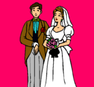 Dibujo Marido y mujer III pintado por brina