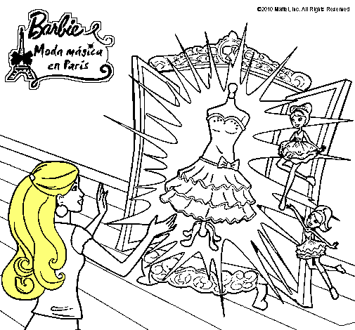 El vestido mágico de Barbie