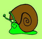 Dibujo Caracol  pintado por flordeamor