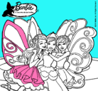 Dibujo Barbie y sus amigas en hadas pintado por olgahc
