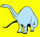 Dibujo Braquiosaurio II pintado por noematilla