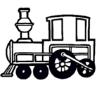Dibujo Tren pintado por fjhf