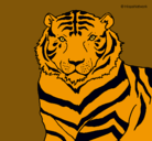 Dibujo Tigre pintado por jeshu_123