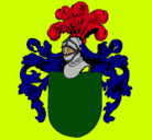 Dibujo Escudo de armas y casco pintado por anthonypastor