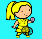 Dibujo Chica tenista pintado por NATALIA5